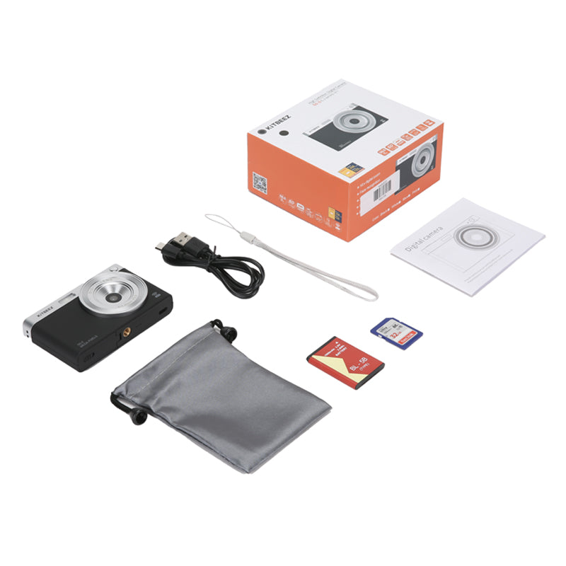 KiTBEEZ KF-1 Upgrade WiFi CCD Camera Digital Camera 50MP 16X Zoom