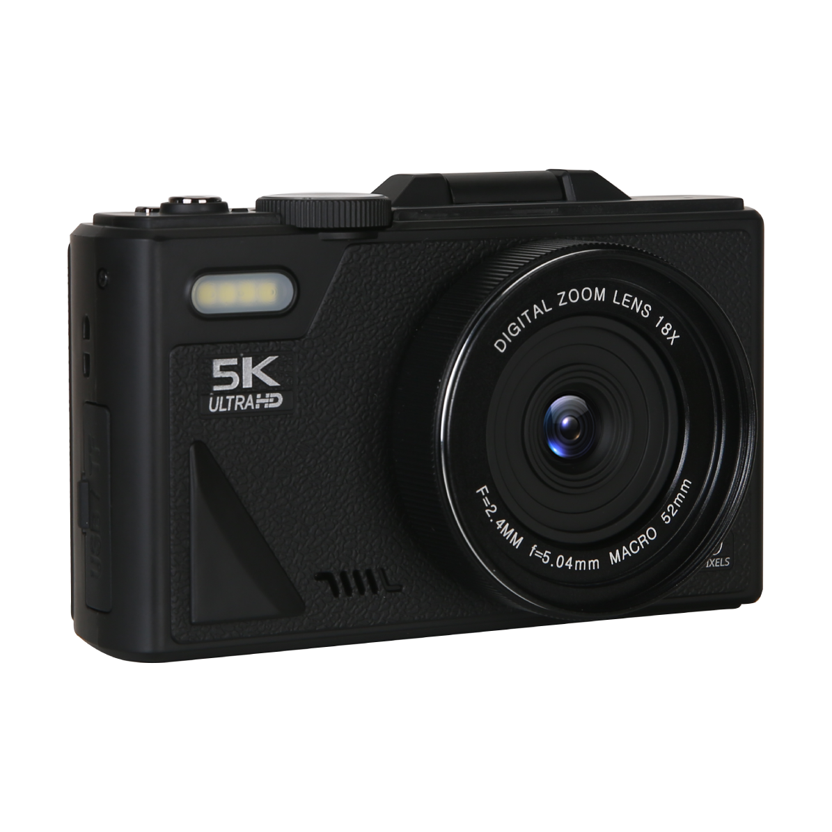 KiTBEEZ KP-2 180°Flip Screen Selfie 5K Camera